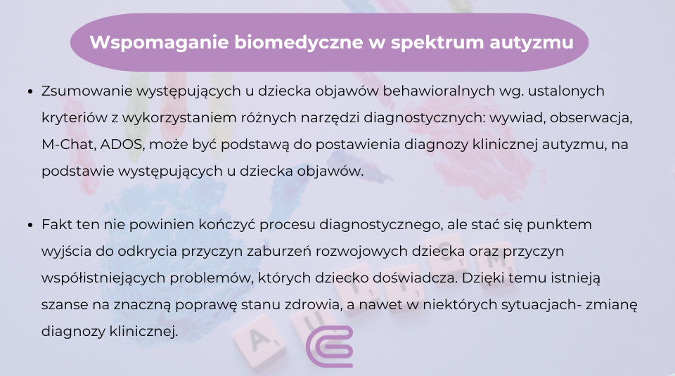 Wspomaganie biomedyczne w autyzmie